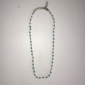 TURQUOISE AND GOLD CHOKER